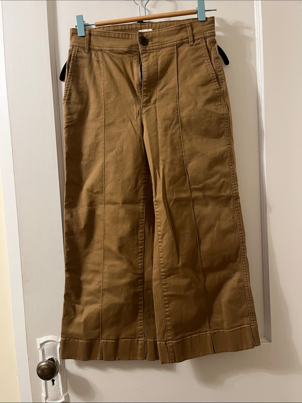 Madewell wide leg cropped pants
